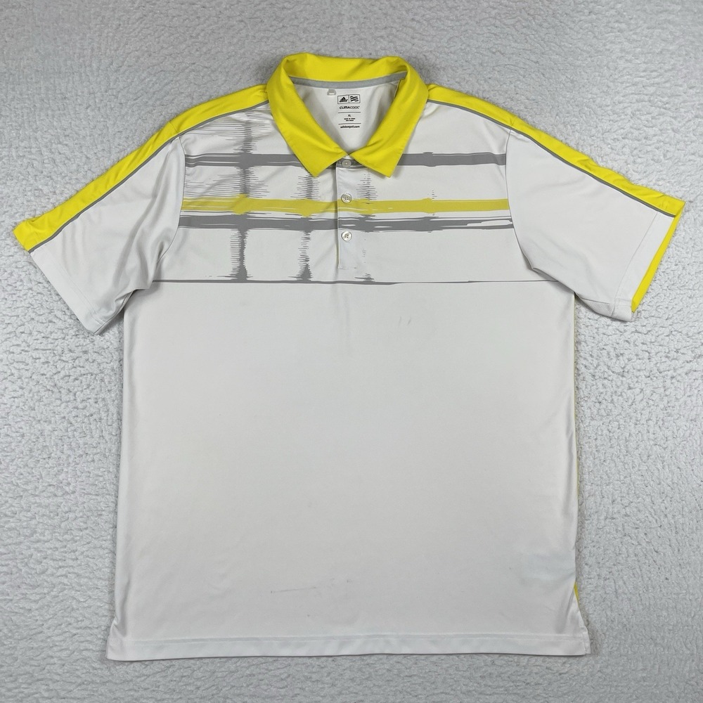 Adidas Polo Shirt Mens XL Casual Travel Vacation‎ Workwear Golf Tennis Climacool